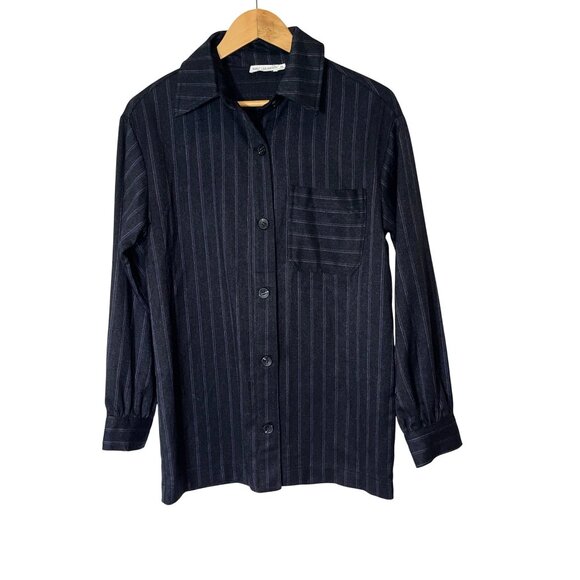 Avec Les Filles Button Up Shirt Womens Size XS - Picture 2 of 9